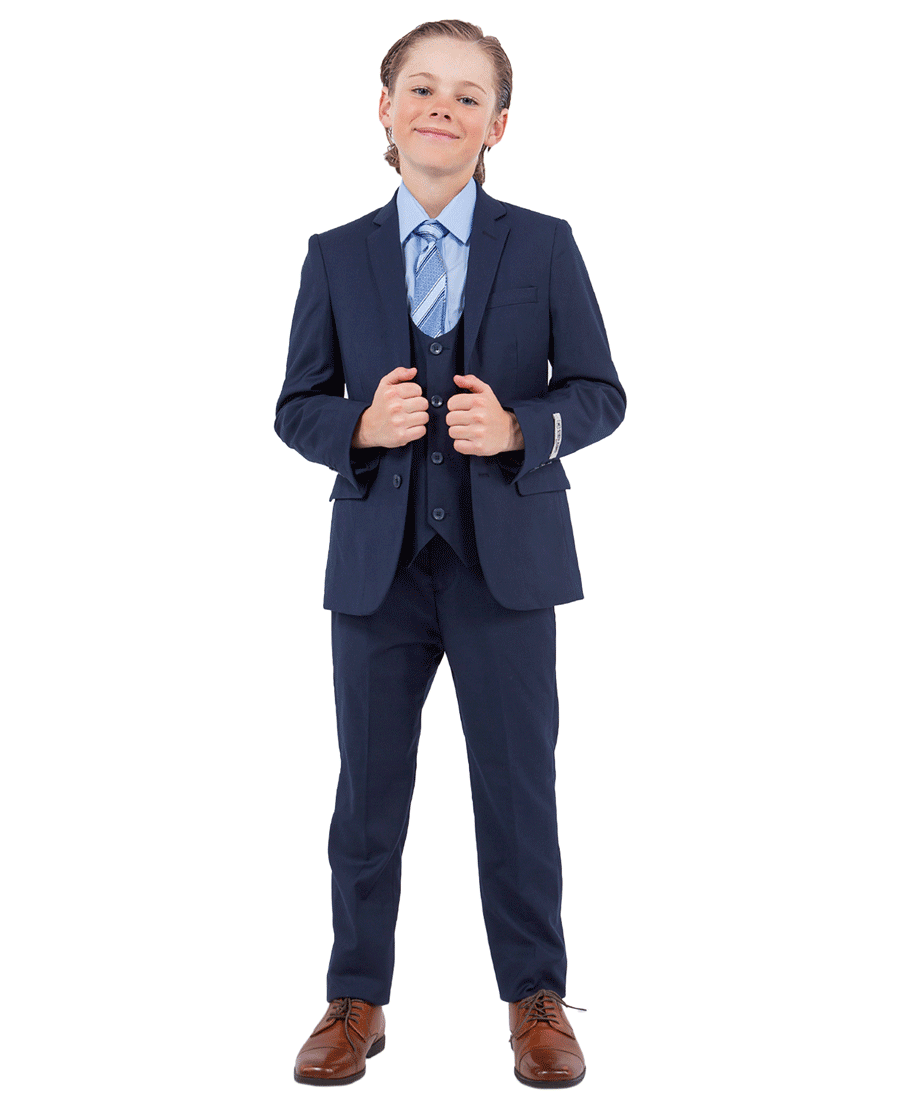 Navy Youth 5PC Suit Set