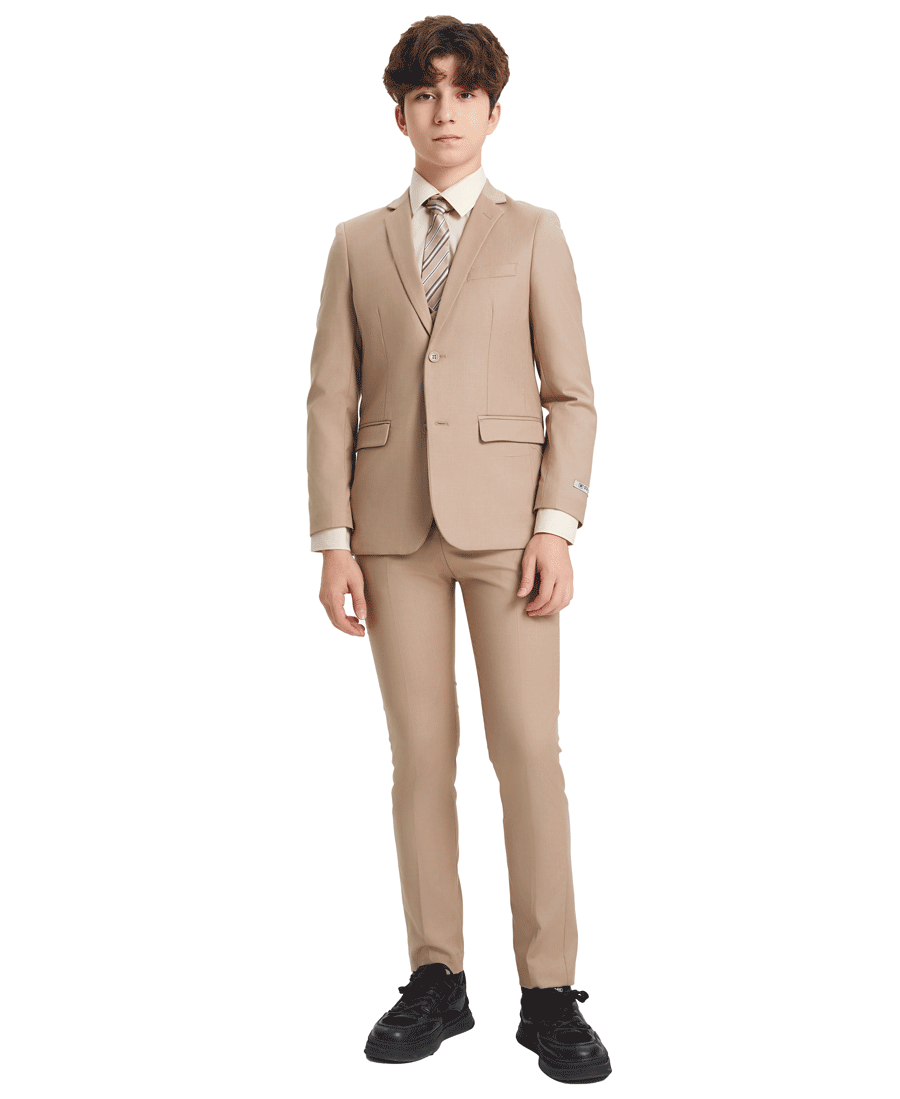 Beige Youth 5PC Suit Set
