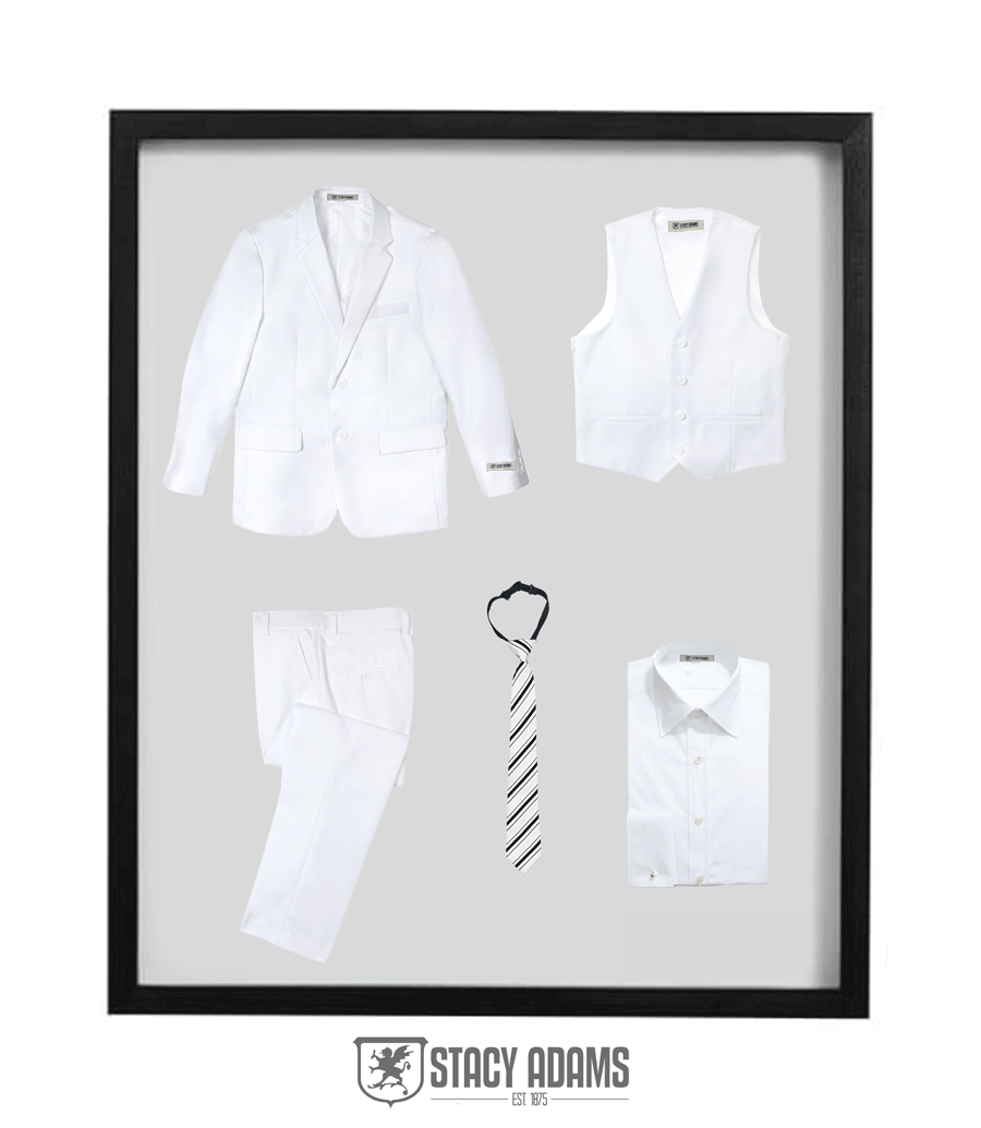 White Youth 5PC Suit Set