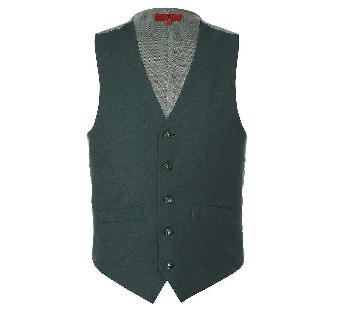 Green Suit Vest Regular Fit Dress Suit Waistcoat