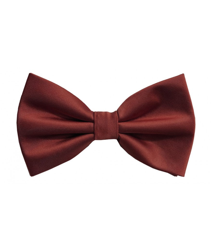 Solid Pre-Tied Bow Tie & Hanky Sets