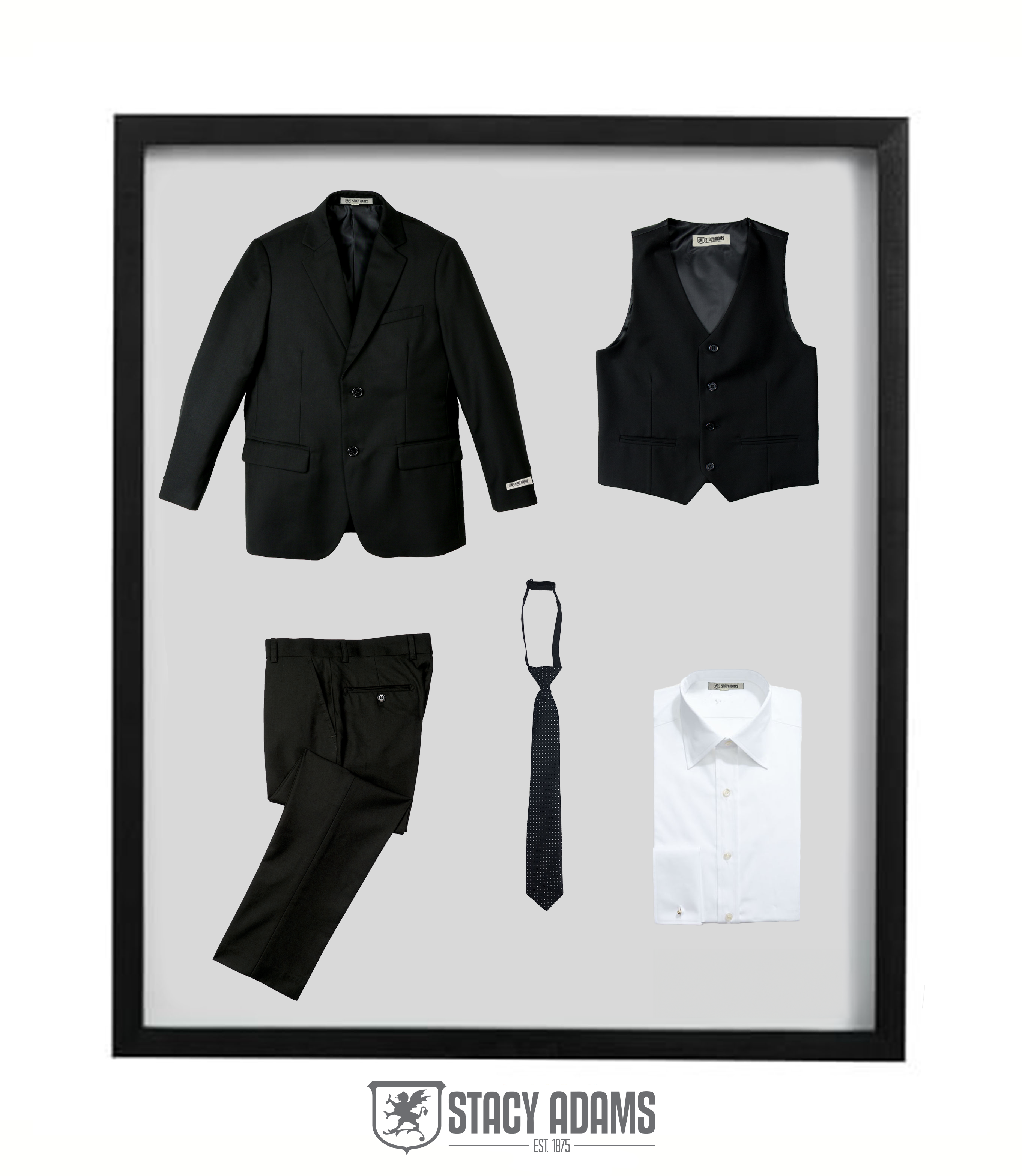 Black Youth 5PC Suit Set