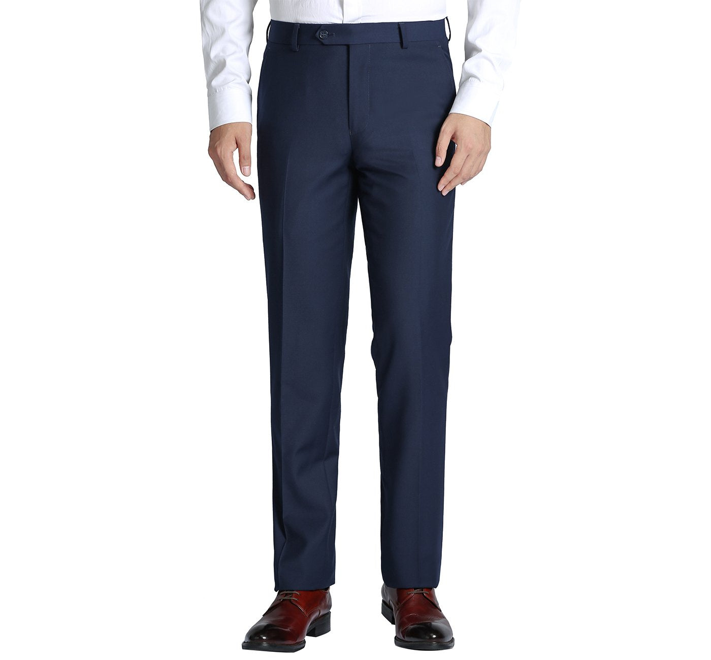 Navy Flat Front Suit Separate Pants