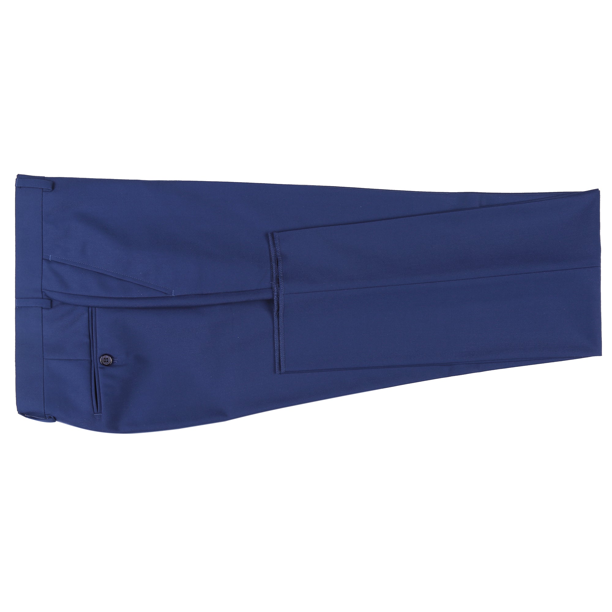 Royal Blue Flat Front Suit Separate Pants