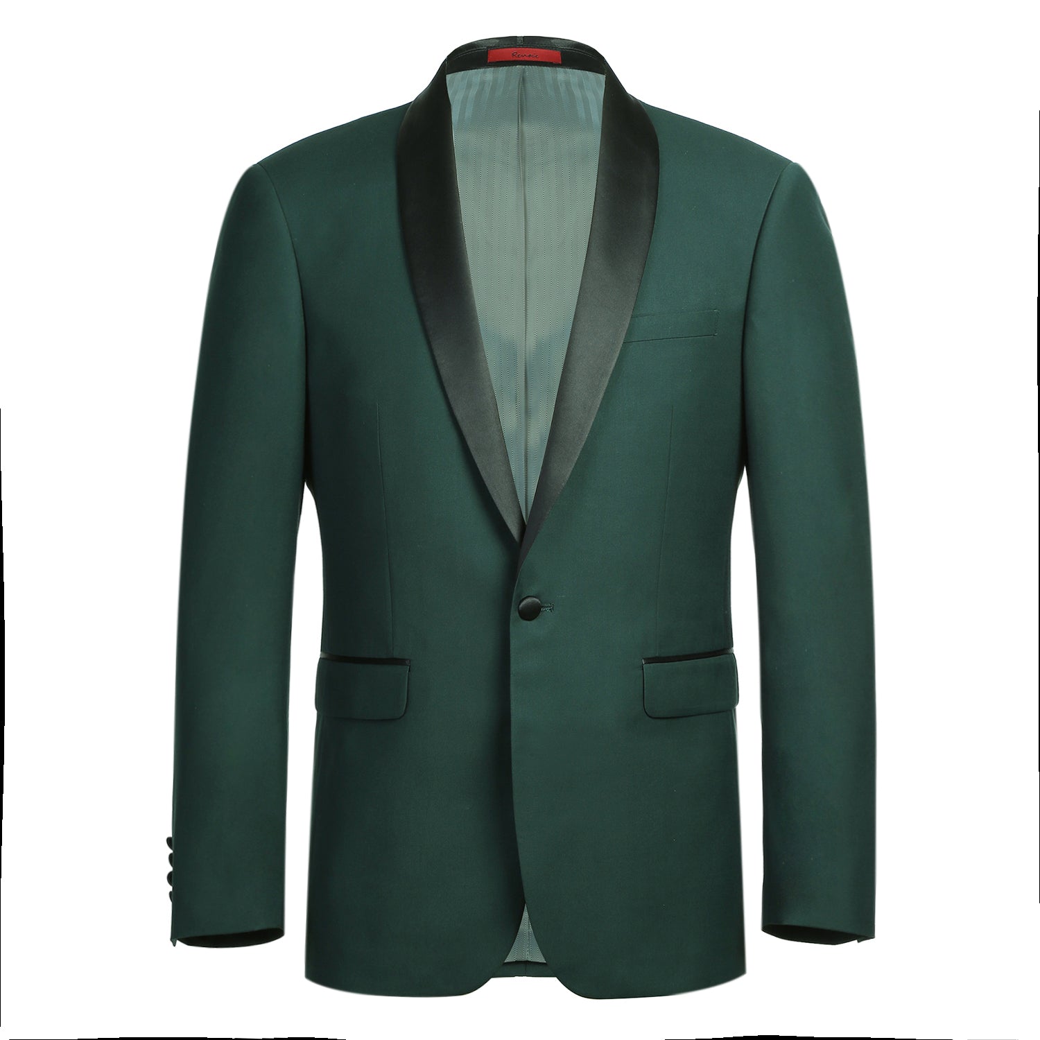 Green Slim Fit 2-Piece Shawl Lapel Tuxedo