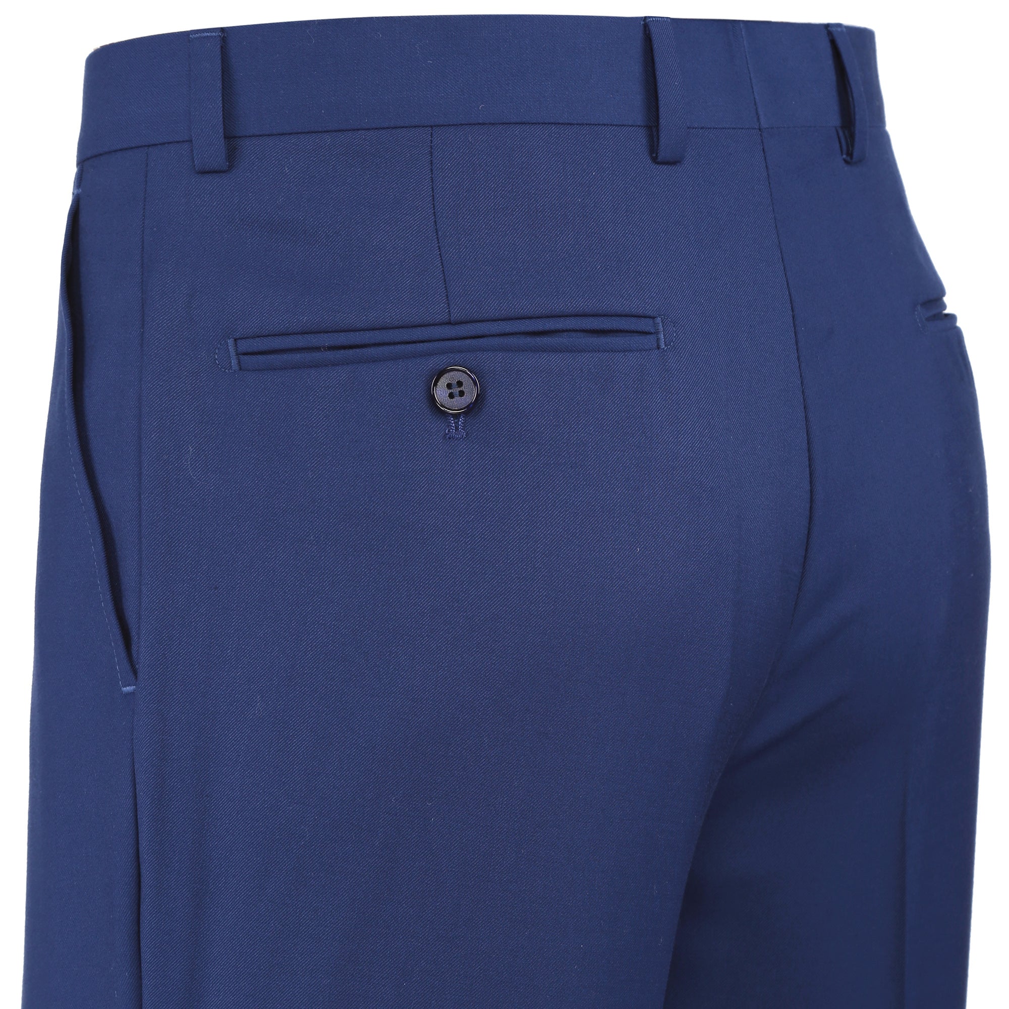 Royal Blue Flat Front Suit Separate Pants