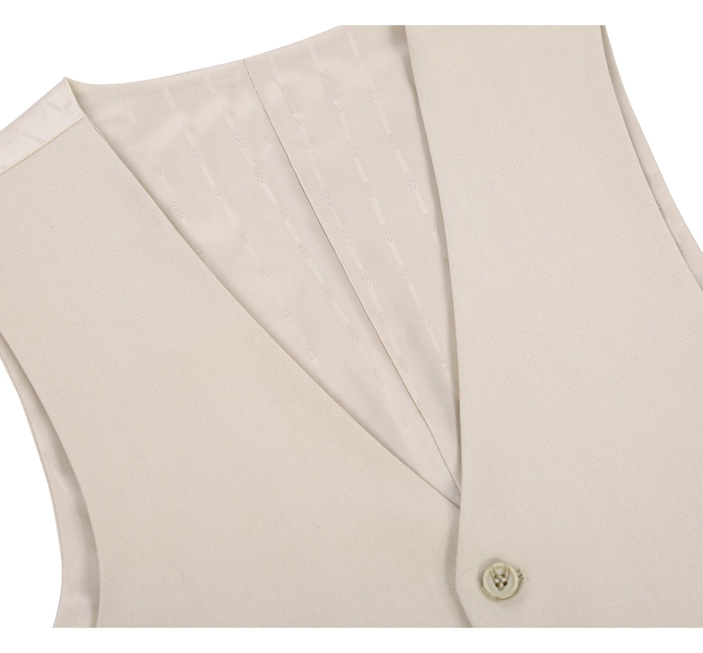 Beige Suit Vest Regular Fit Dress Suit Waistcoat