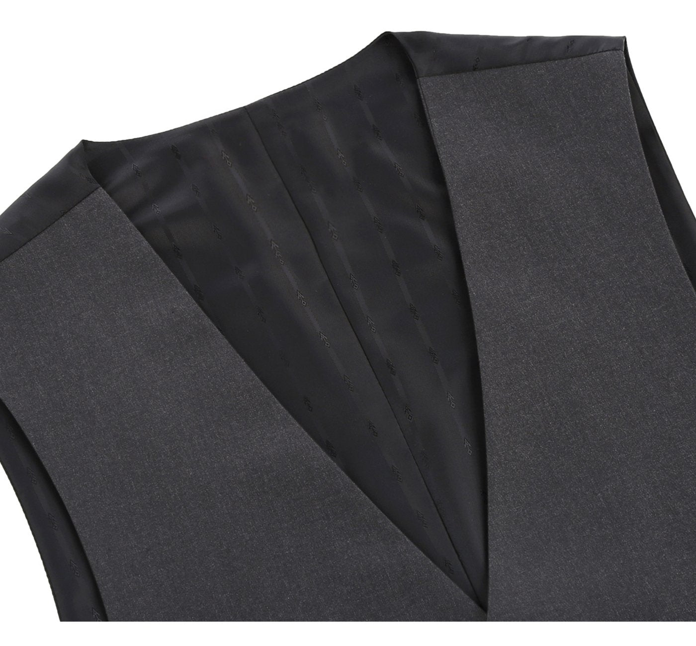 Charcoal Formal Suit Vest Regular Fit Suit Waistcoat