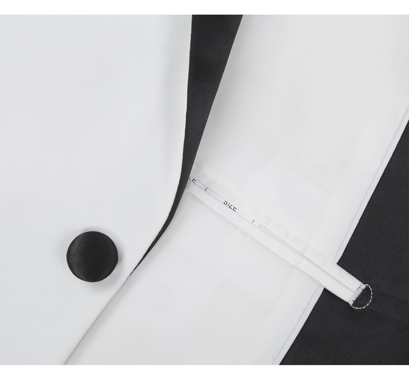 Off White / Black Slim Fit 2-Piece Shawl Lapel Tuxedo