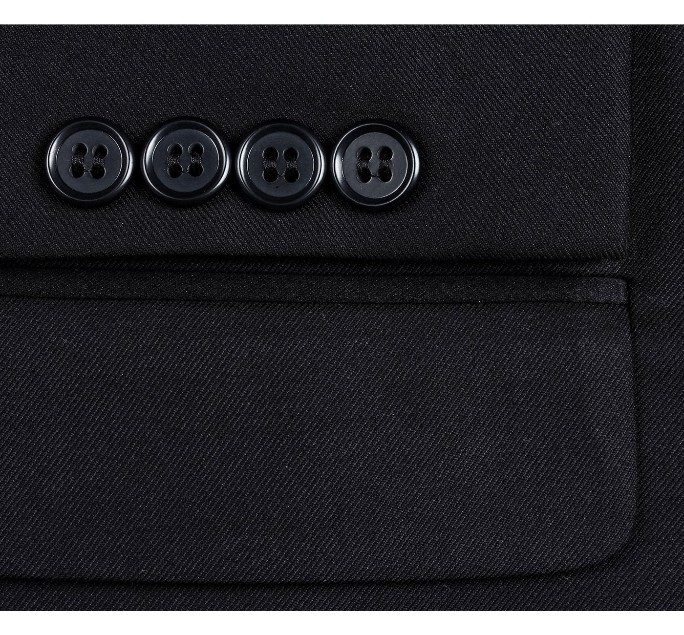 Black Slim Fit 2-Piece Shawl Lapel Tuxedo