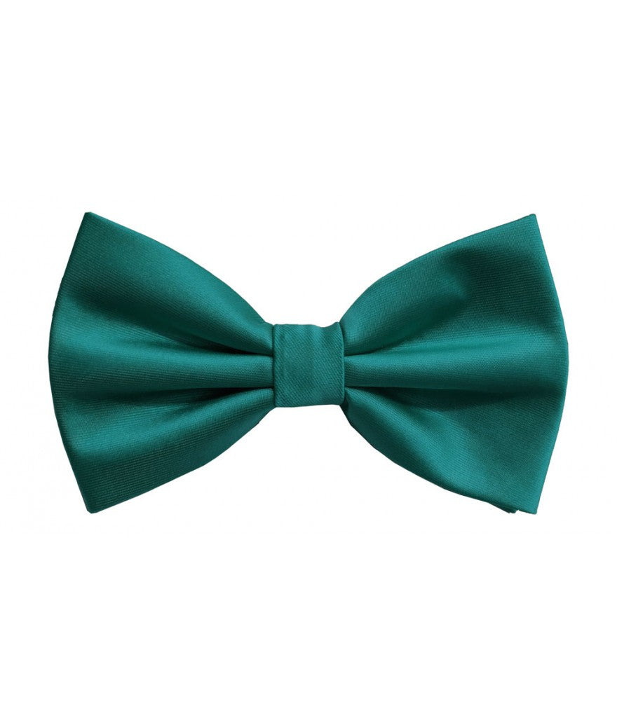Solid Pre-Tied Bow Tie & Hanky Sets
