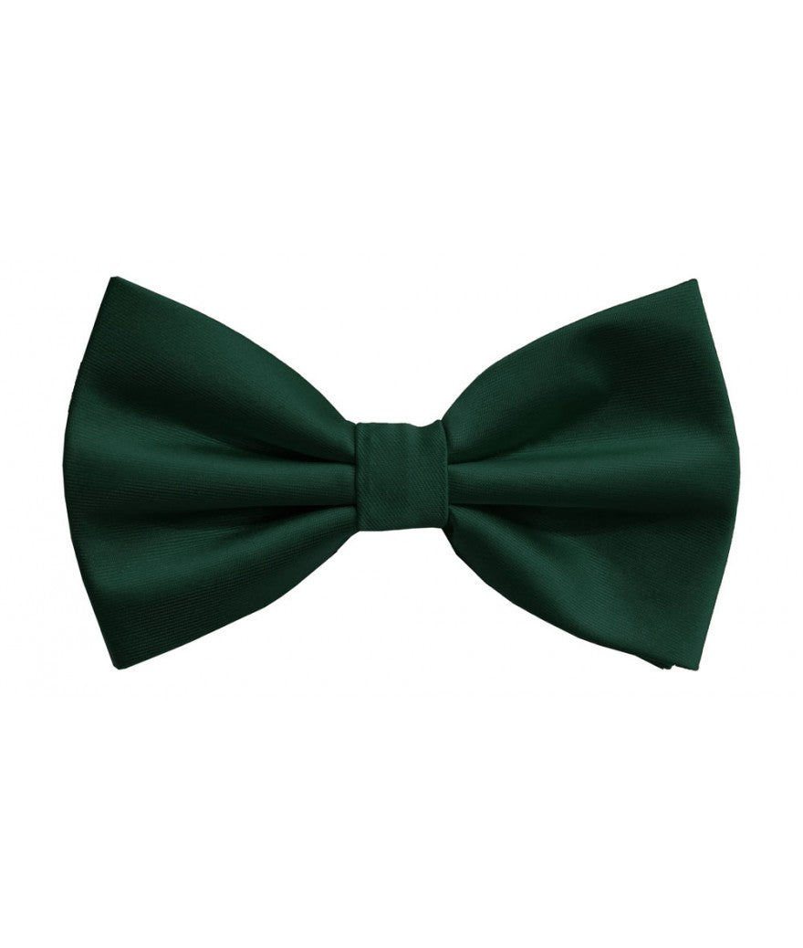 Solid Pre-Tied Bow Tie & Hanky Sets
