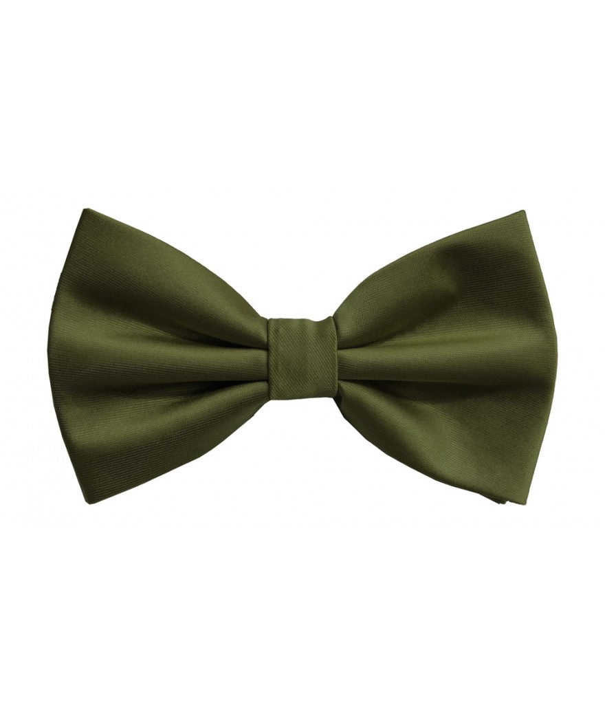 Solid Pre-Tied Bow Tie & Hanky Sets