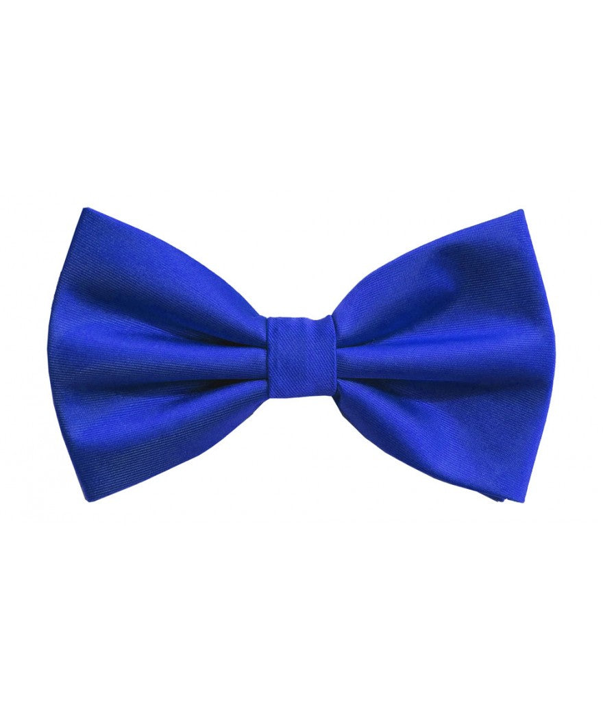 Solid Pre-Tied Bow Tie & Hanky Sets