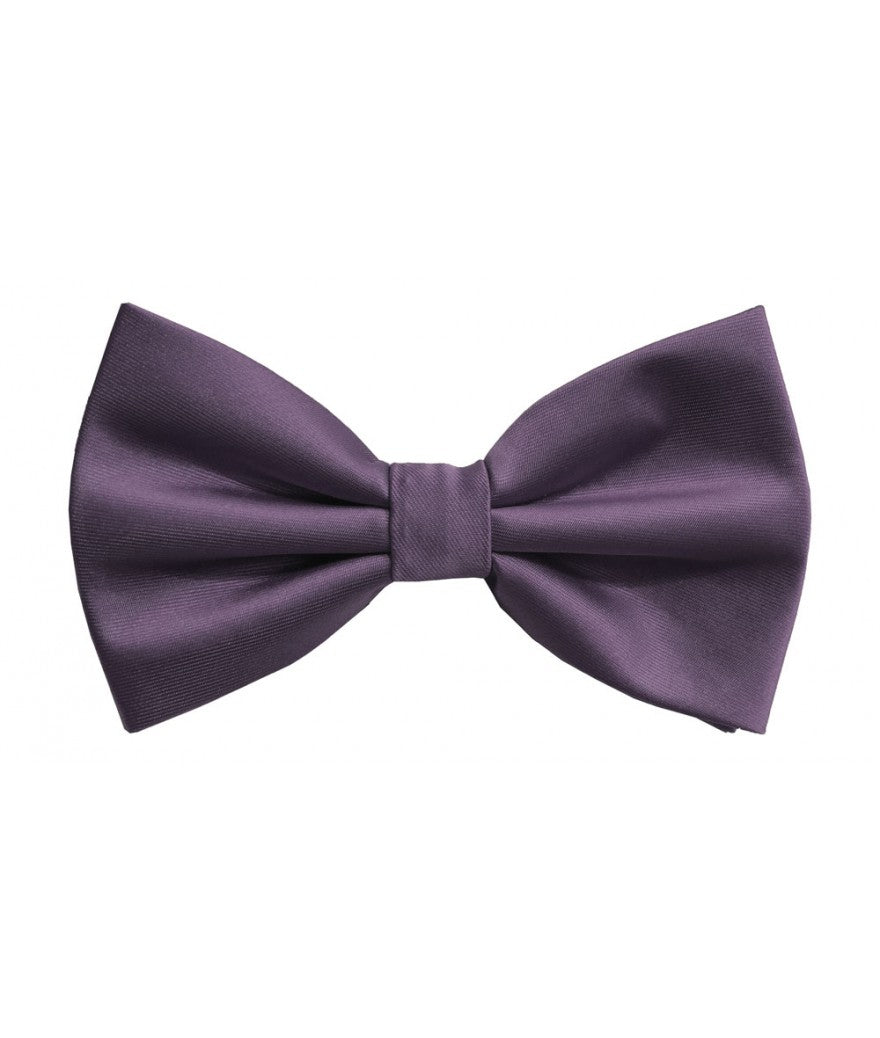 Solid Pre-Tied Bow Tie & Hanky Sets