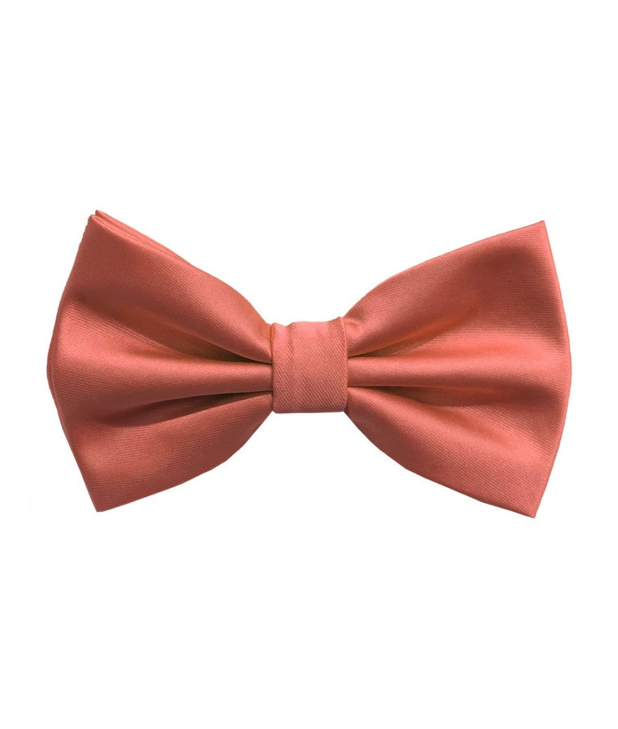 Solid Pre-Tied Bow Tie & Hanky Sets