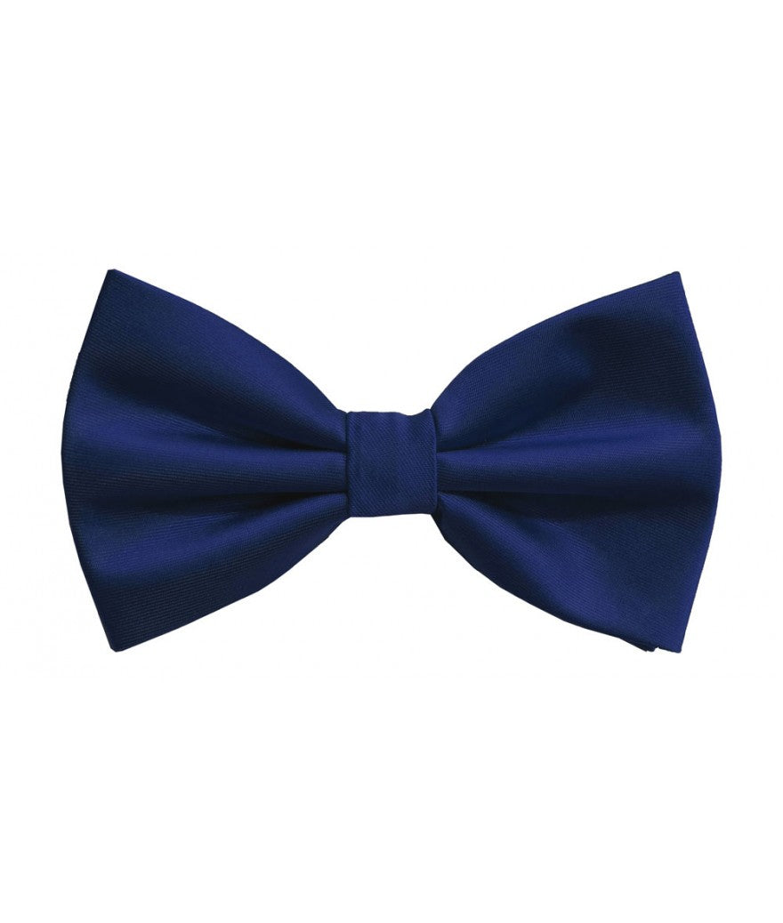 Solid Pre-Tied Bow Tie & Hanky Sets
