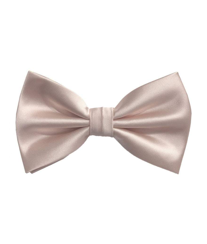 Solid Pre-Tied Bow Tie & Hanky Sets