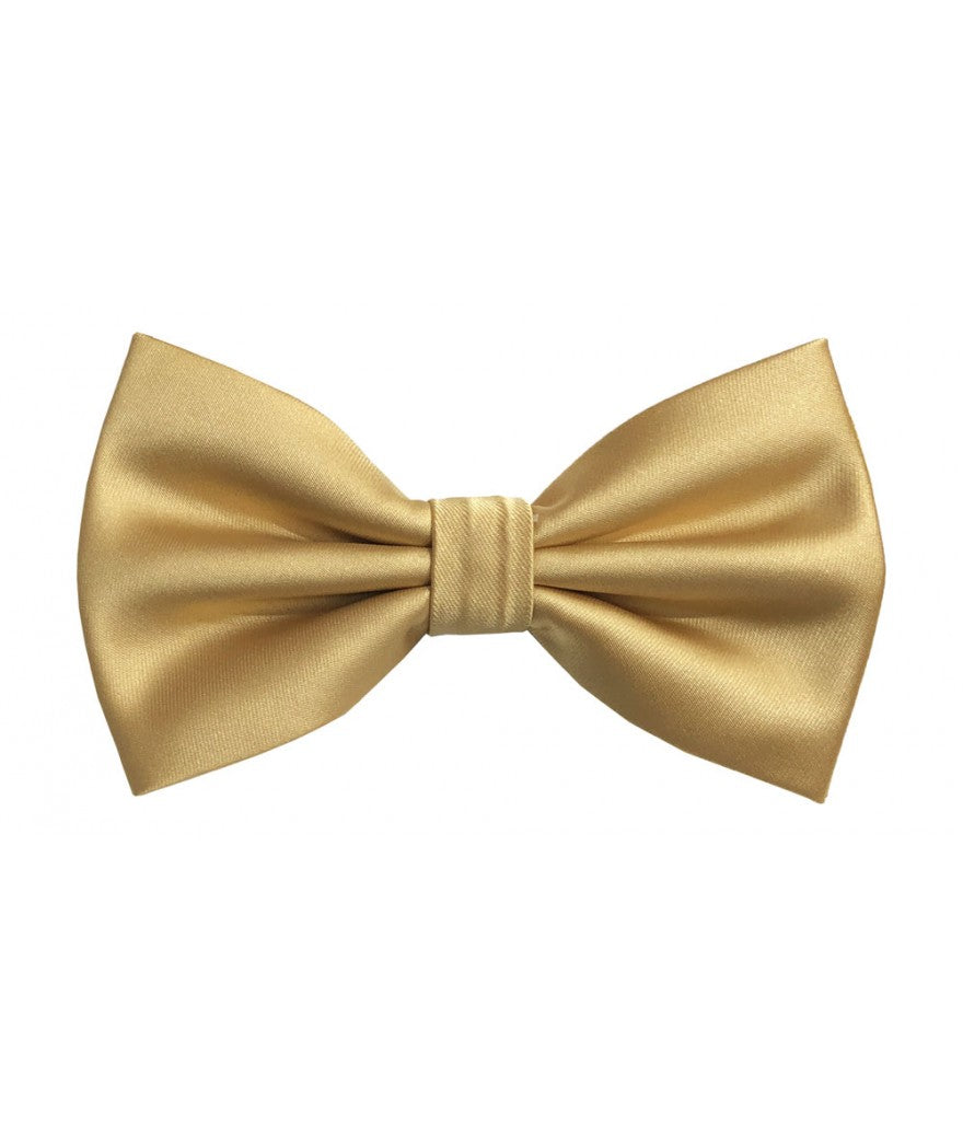 Solid Pre-Tied Bow Tie & Hanky Sets