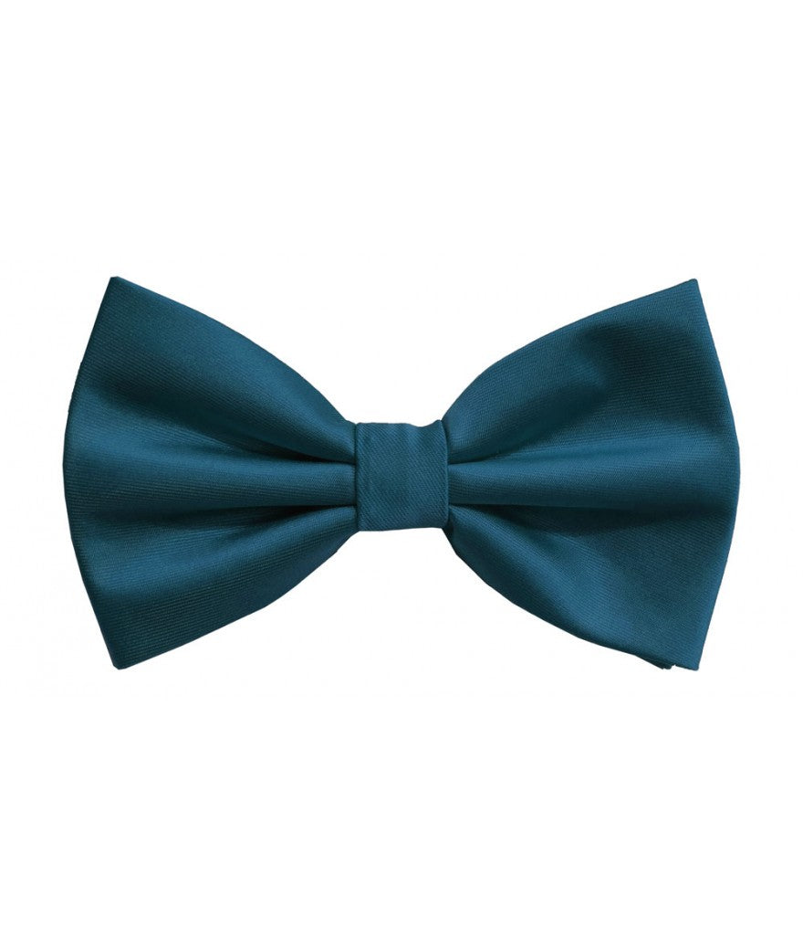 Solid Pre-Tied Bow Tie & Hanky Sets