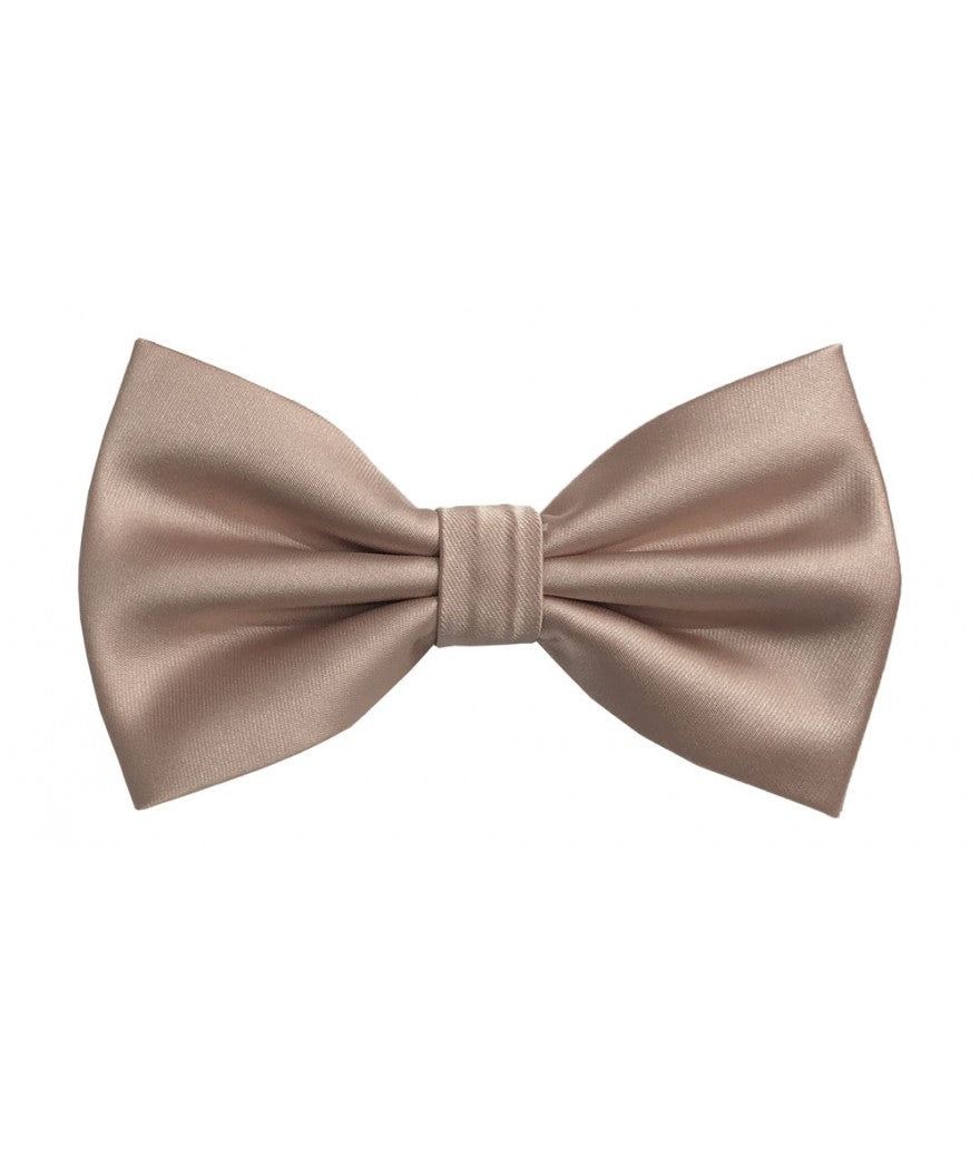 Solid Pre-Tied Bow Tie & Hanky Sets