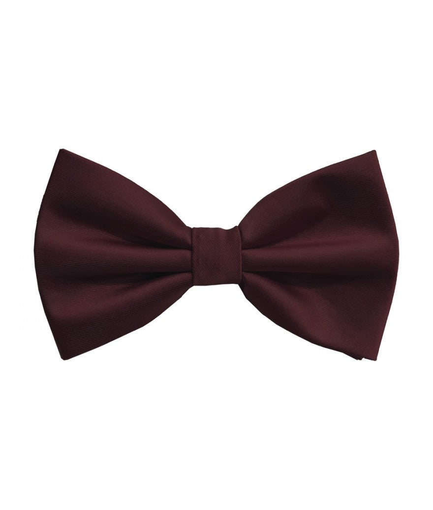 Solid Pre-Tied Bow Tie & Hanky Sets