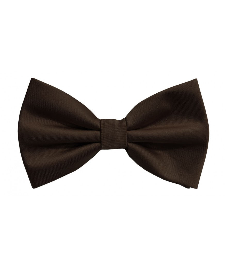 Solid Pre-Tied Bow Tie & Hanky Sets