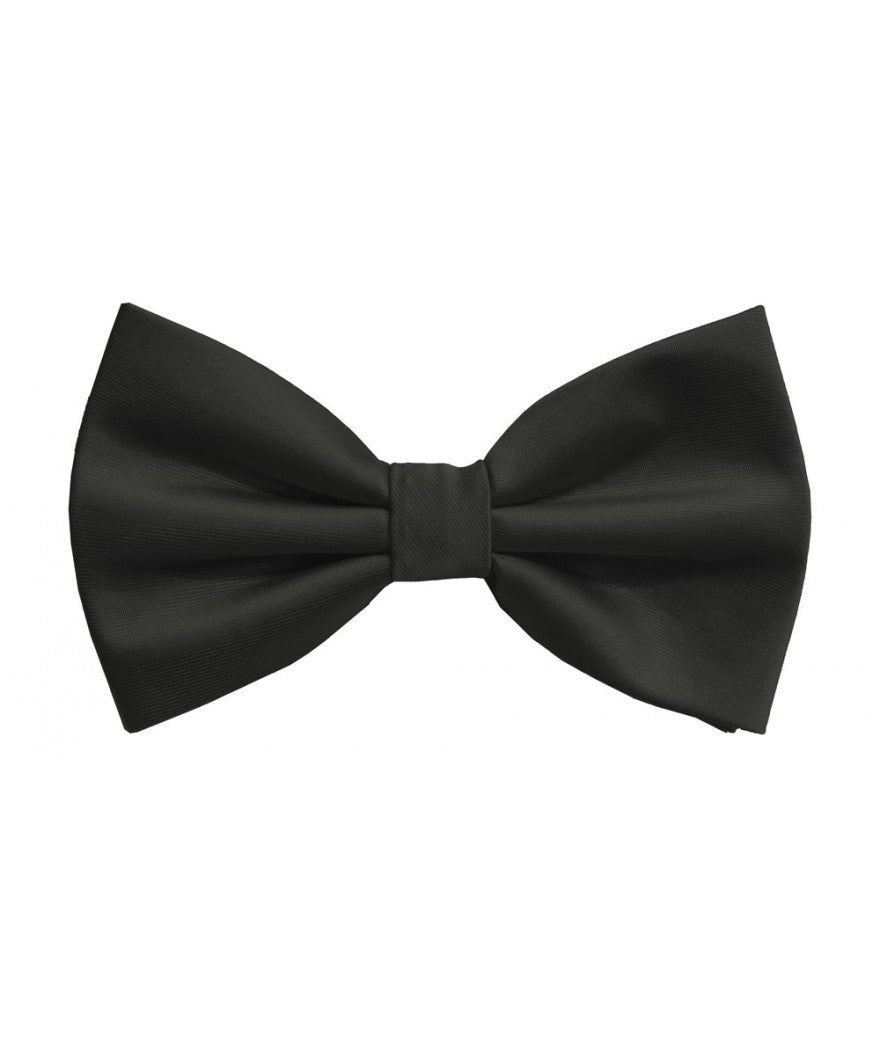 Solid Pre-Tied Bow Tie & Hanky Sets