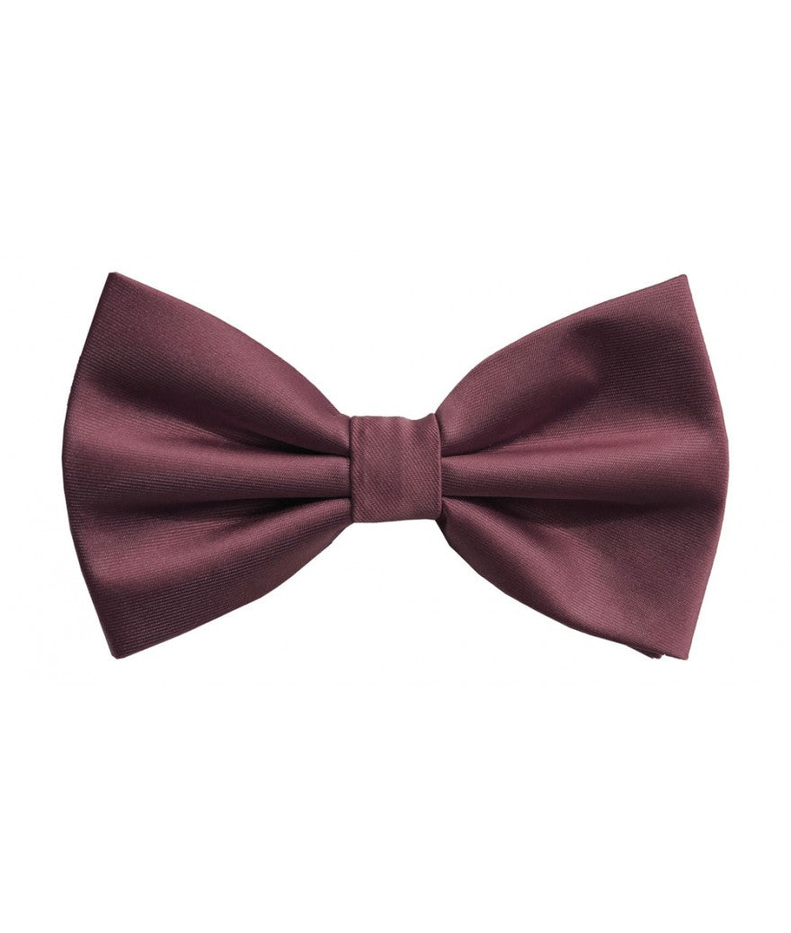 Solid Pre-Tied Bow Tie & Hanky Sets