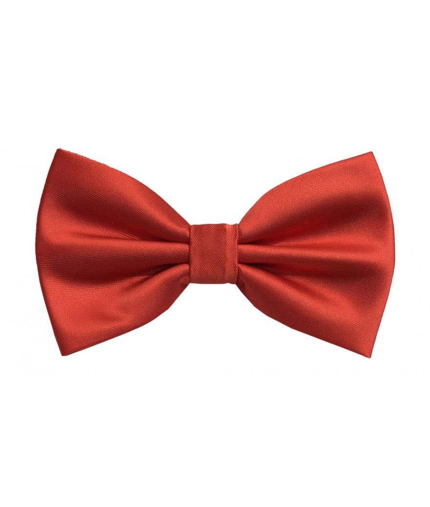 Solid Pre-Tied Bow Tie & Hanky Sets