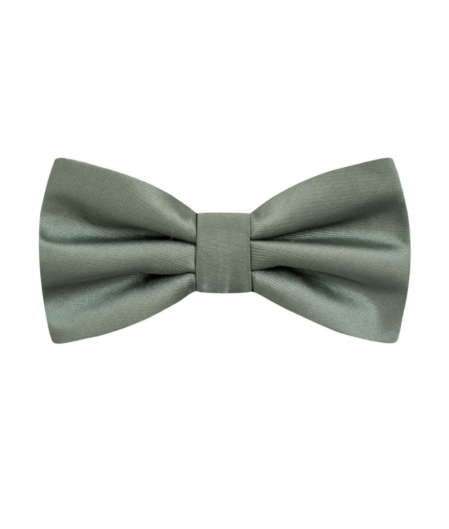 Solid Pre-Tied Bow Tie & Hanky Sets