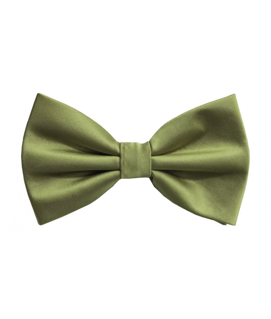 Solid Pre-Tied Bow Tie & Hanky Sets