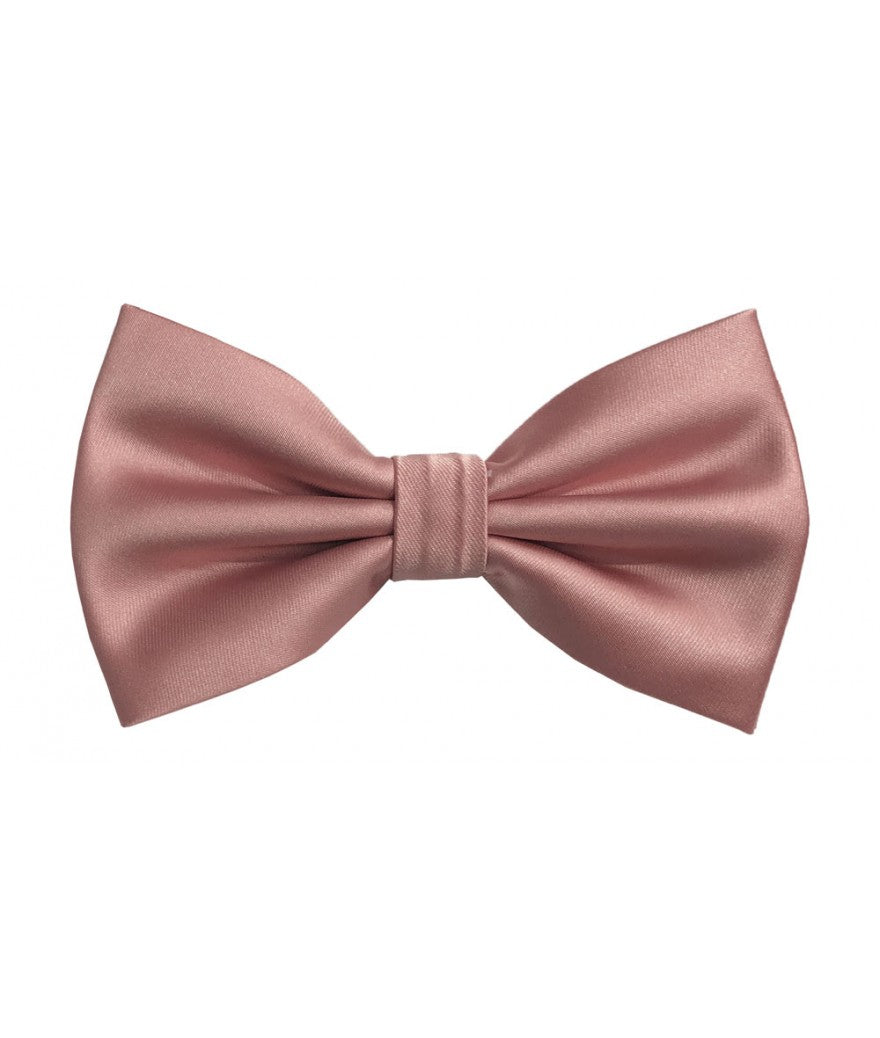 Solid Pre-Tied Bow Tie & Hanky Sets