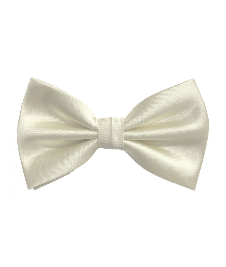 Solid Pre-Tied Bow Tie & Hanky Sets