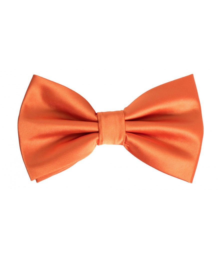 Solid Pre-Tied Bow Tie & Hanky Sets
