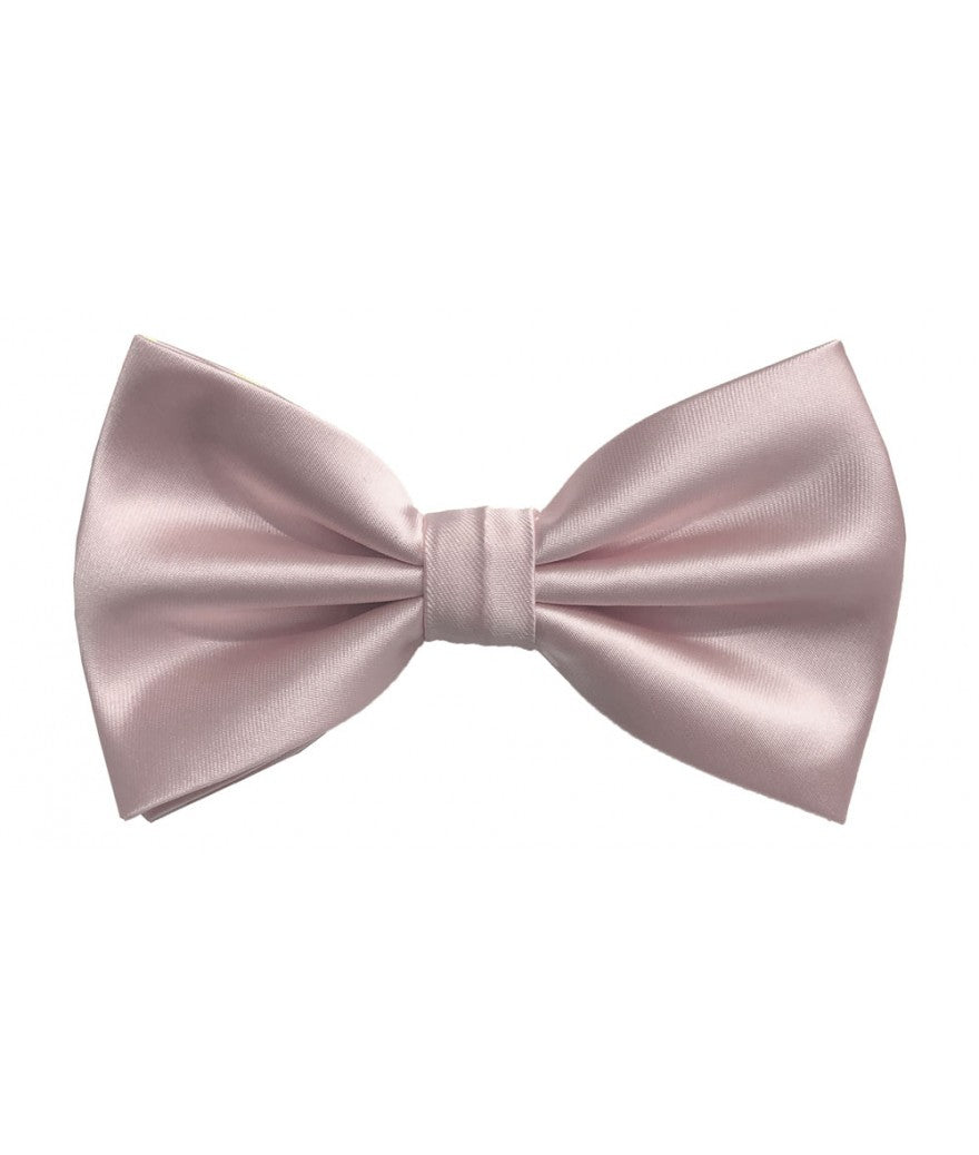 Solid Pre-Tied Bow Tie & Hanky Sets