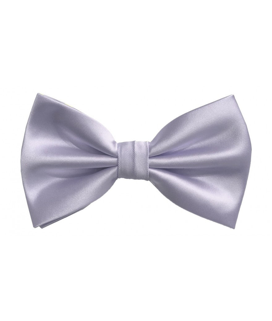 Solid Pre-Tied Bow Tie & Hanky Sets