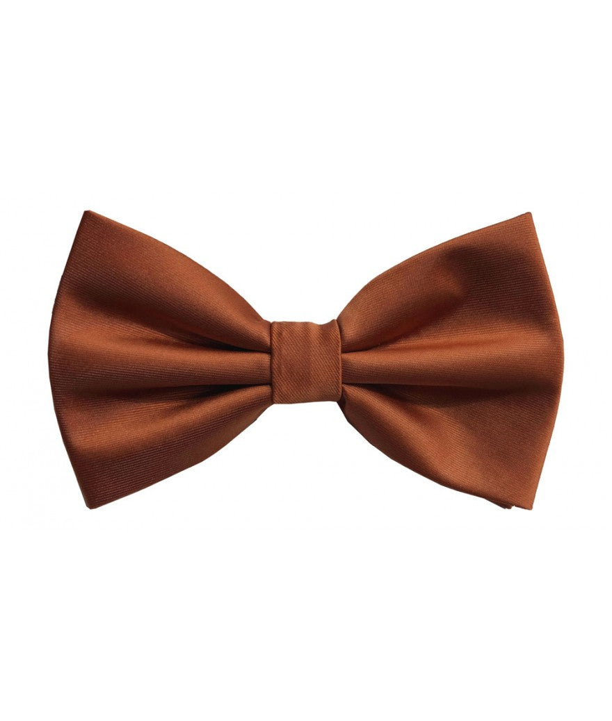 Solid Pre-Tied Bow Tie & Hanky Sets