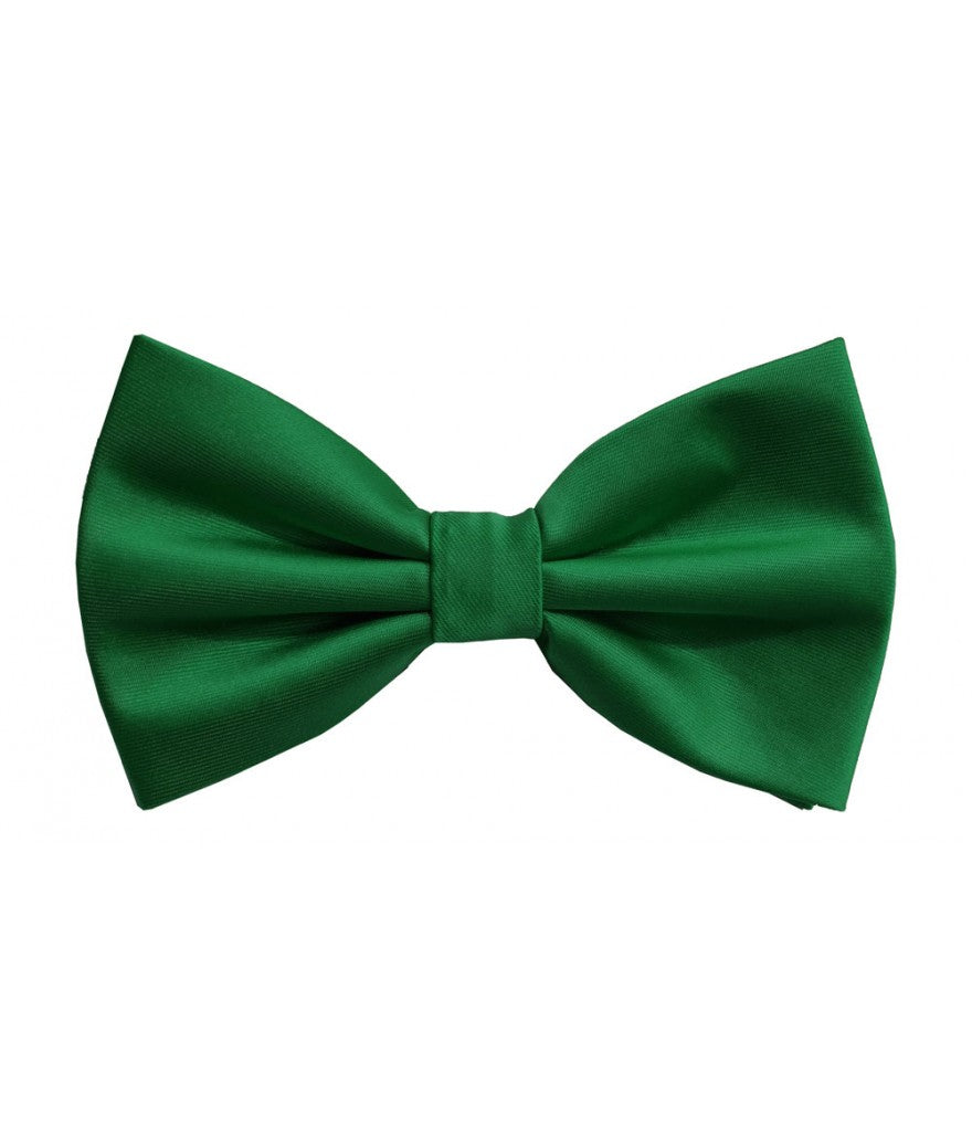 Solid Pre-Tied Bow Tie & Hanky Sets