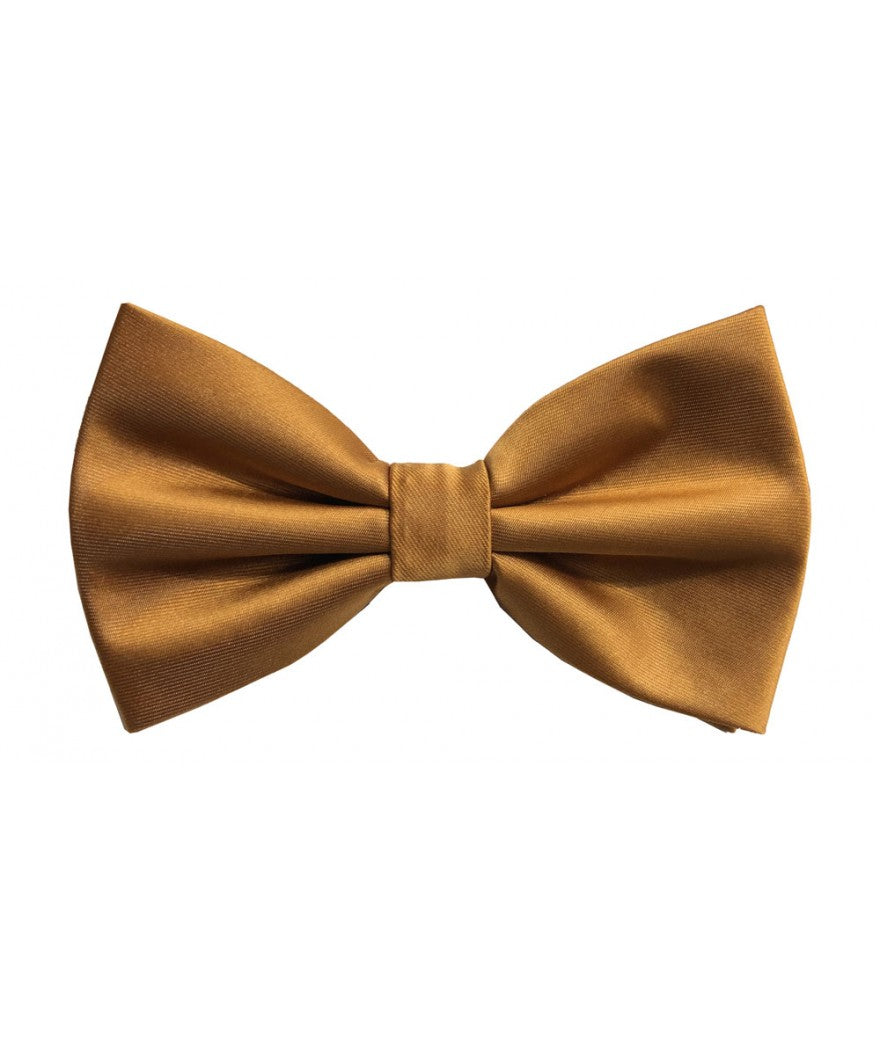 Solid Pre-Tied Bow Tie & Hanky Sets
