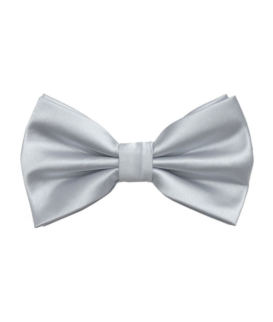 Solid Pre-Tied Bow Tie & Hanky Sets