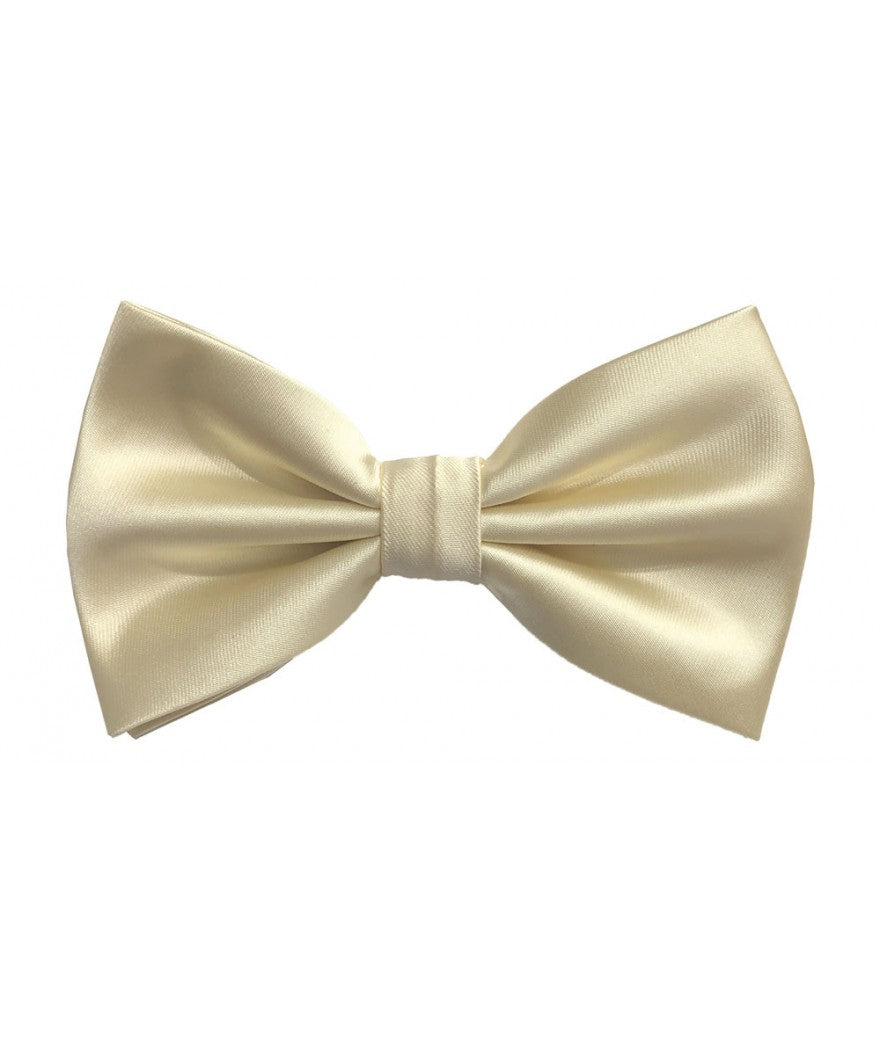 Solid Pre-Tied Bow Tie & Hanky Sets