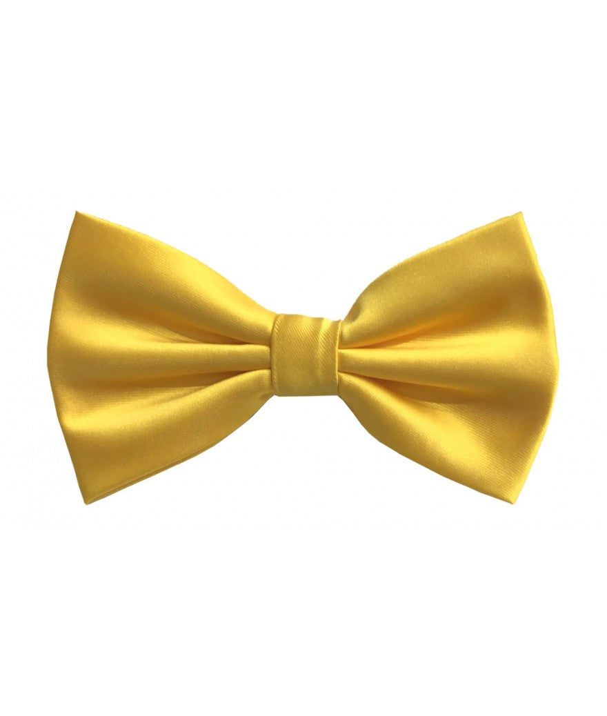 Solid Pre-Tied Bow Tie & Hanky Sets