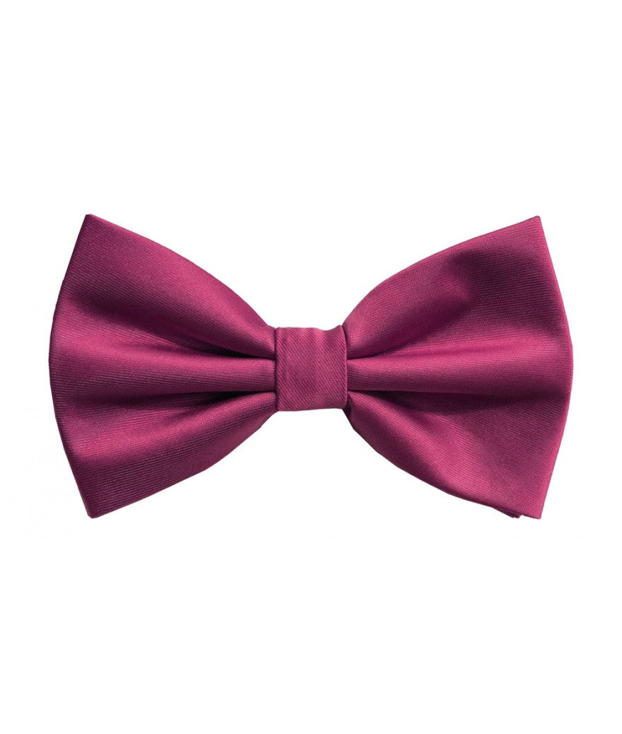 Solid Pre-Tied Bow Tie & Hanky Sets