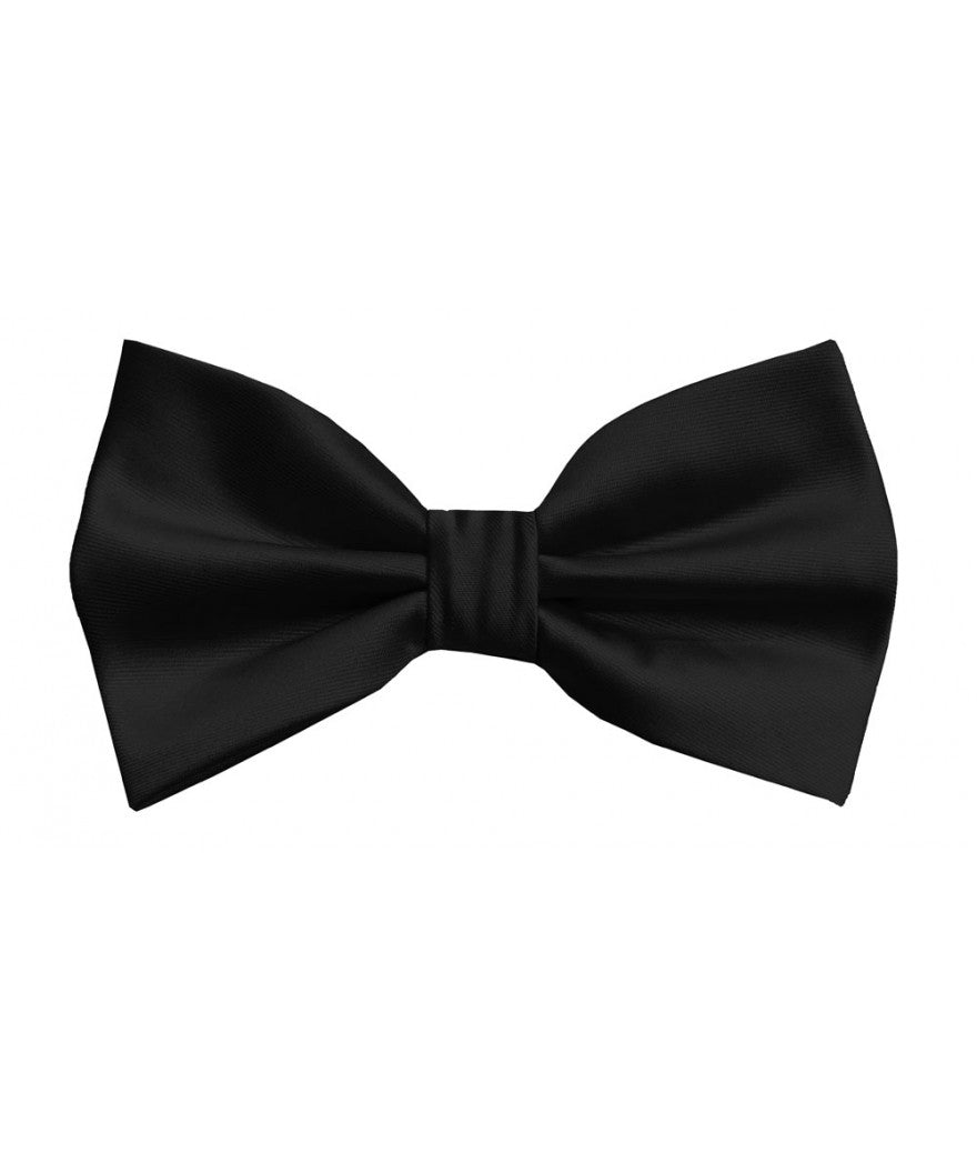 Solid Pre-Tied Bow Tie & Hanky Sets